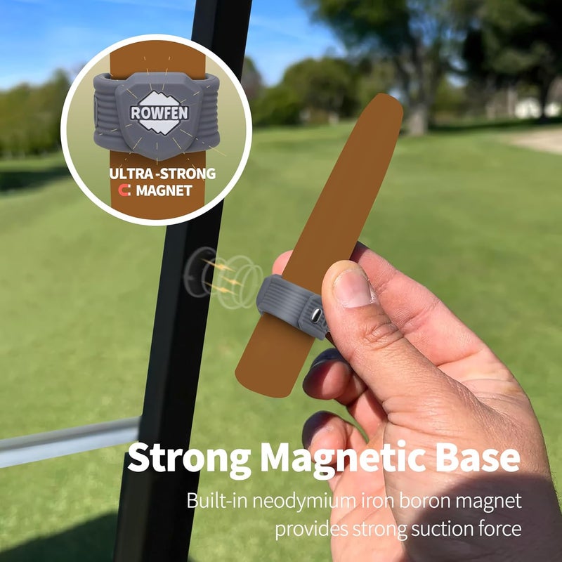 ROWFEN Golf Cart Accessories - Fits 38 to 60 Ring Gauge - Convenient Magnetic Holder with Magnetic and Adjustable Design - Fit for Golfing, Grilling, Fishing, Travel, and Outdoor Adventures - Image 3